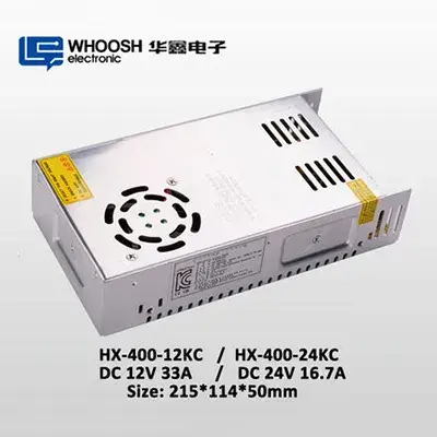 Nguồn điện mô-đun LED KC 12VDC 33A AC185-264V 400 Watt LED Driver