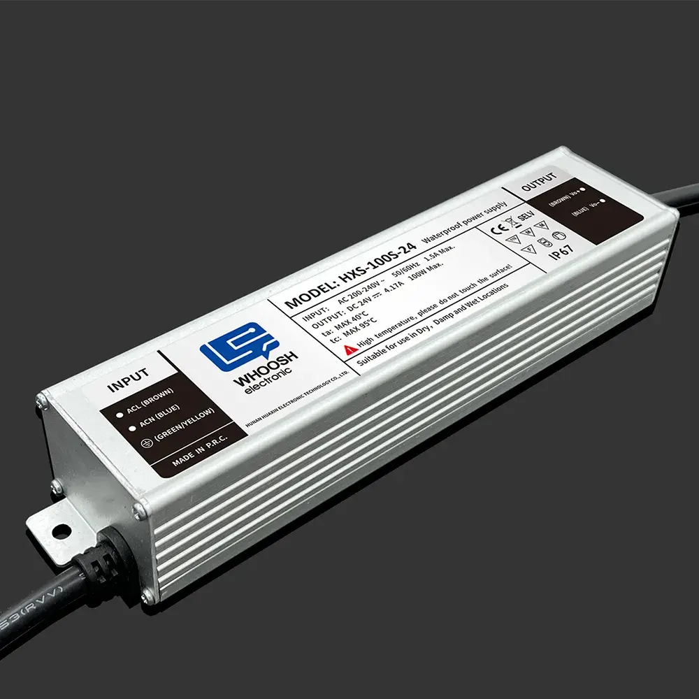 Thiết kế IP67 nguồn điện chống nước 12V 24V 100W giá xuất xưởng Trung Quốc