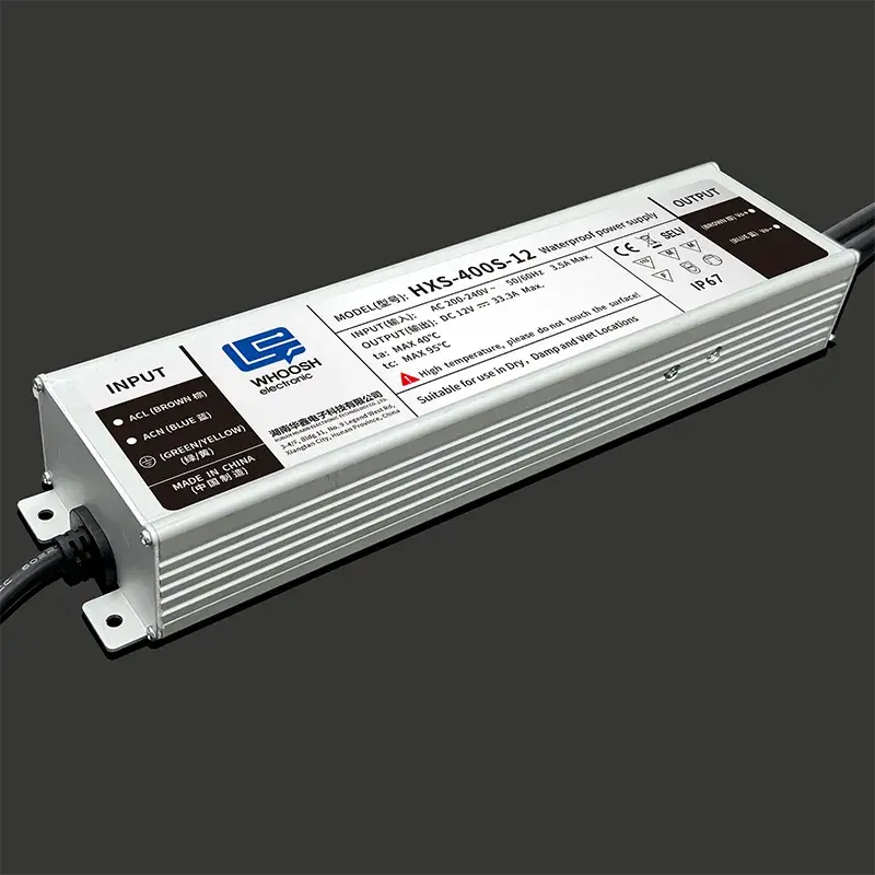 Nguồn điện 400W chống nước IP67 nhà máy 20 năm với bộ phận R&D