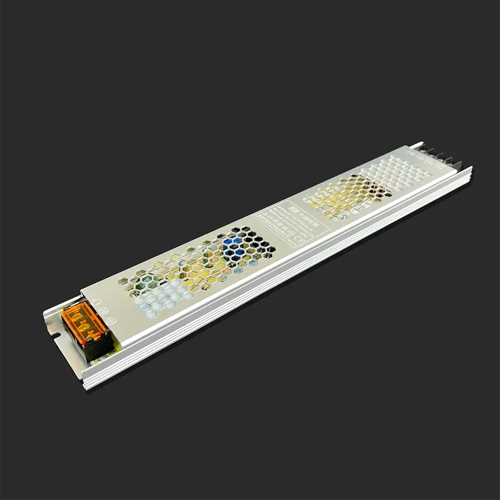 Nguồn điện mỏng 24V 12.5A 300W cho hộp đèn LED Vỏ sáng bóng